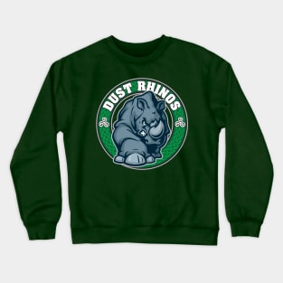 Dust Rhinos Team Logo Crewneck Sweatshirt